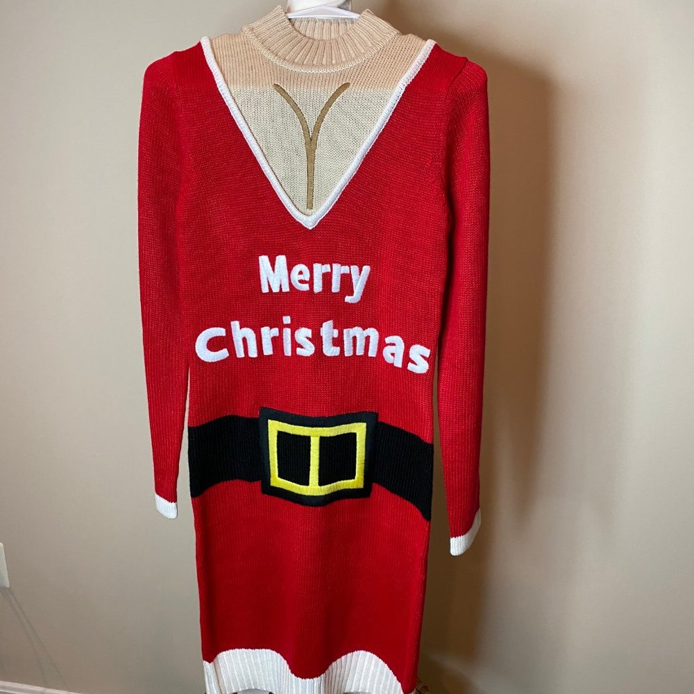 Tacky Christmas Sweater Dress
